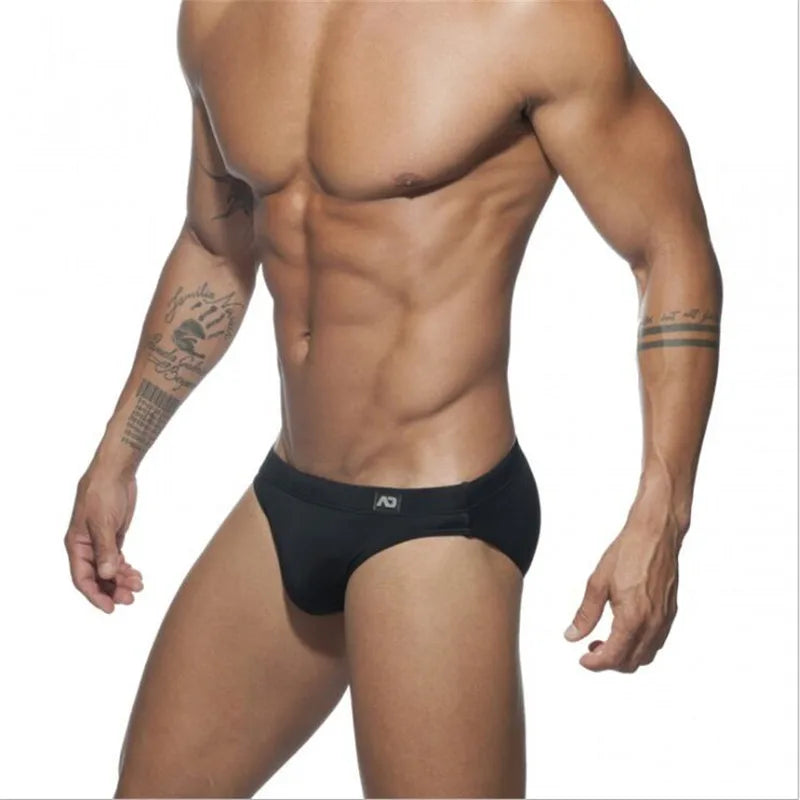 Summer Swimwear Men Swimsuit Maillot De Bain Boy Swim Suits Low Waist Push Pad Swimming Briefs Surf Beach Wear Mayo Sungas