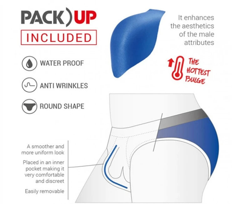 Summer Swimwear Men Swimsuit Maillot De Bain Boy Swim Suits Low Waist Push Pad Swimming Briefs Surf Beach Wear Mayo Sungas