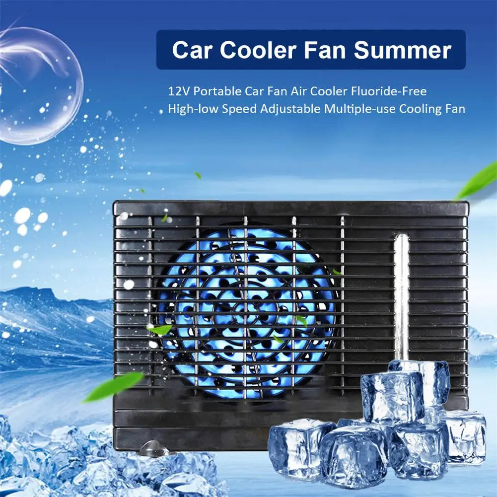 Portable Air Conditioner For Cars 12V Adjustable 60W Car Air Conditioner Cooler Cooling Fan Water Ice Evaporative Cooler