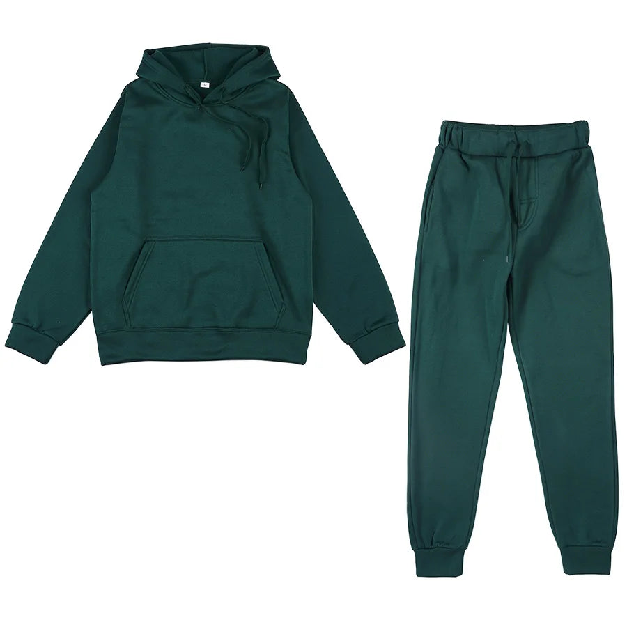 Men's Sets  Piece Clothing Set Autumn Tracksuit Patchwork Hoodie Sweatshirt Long Pant Jogger Outfit Set Men's  sportwear Suit
