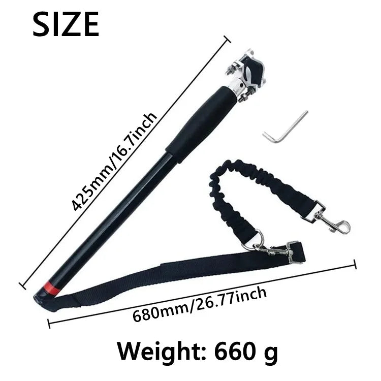 Dog Leash, Dog Training Leash, Dog Control Walker, Bike Exerciser, Pet Bicycle Leash Attachment, Distance Keeper, Hands Jogger