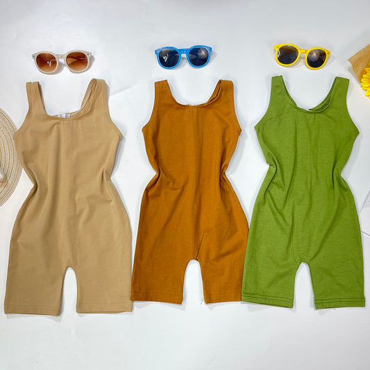 Mono Corto de una Pieza para Niñas - Versátil y Cómodo - Colección 2026