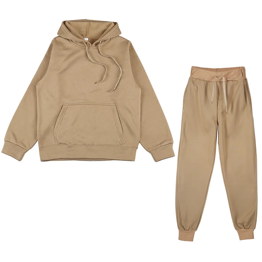 Men's Sets  Piece Clothing Set Autumn Tracksuit Patchwork Hoodie Sweatshirt Long Pant Jogger Outfit Set Men's  sportwear Suit