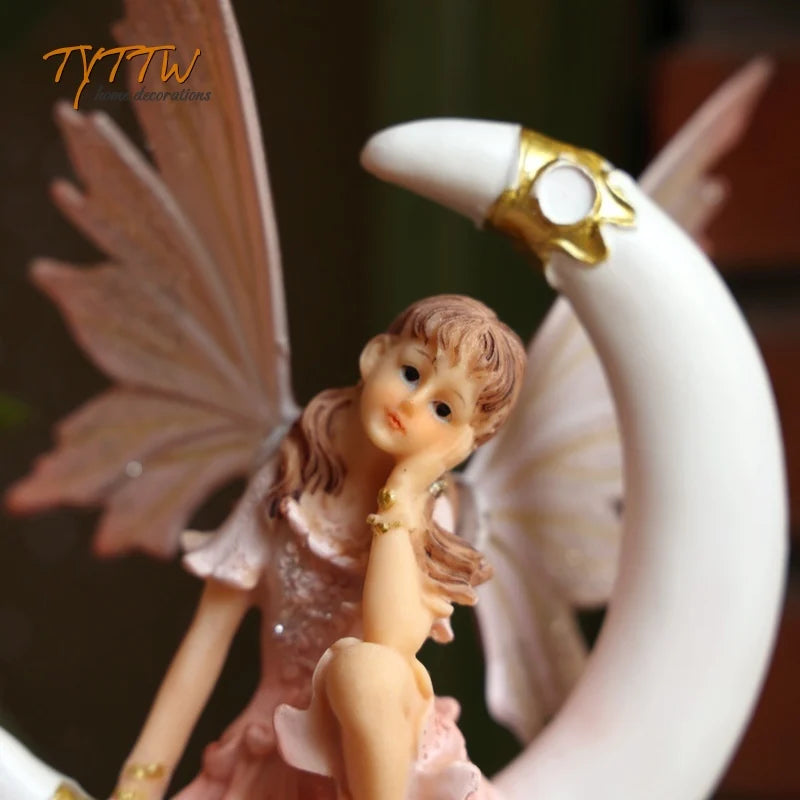 Flower Fairy Decoration Home Decor Girl Gift Decorations For Home Miniature Figurines Fairy Garden Decoration Desk Decoration