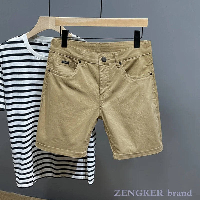 Summer plus size shorts men's loose oversized breeches middle pants thin section stretch men cotton casual shorts 42 44 46