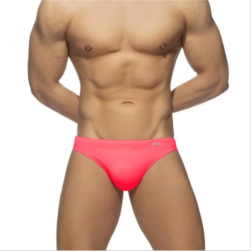 Summer Swimwear Men Swimsuit Maillot De Bain Boy Swim Suits Low Waist Push Pad Swimming Briefs Surf Beach Wear Mayo Sungas