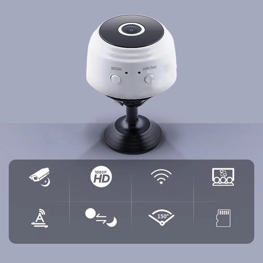 Micro Home Wireless Mini Security Surveillance with Wifi IP Camara Night vision Sensor Infrared CMOS 2MP Telefon Alarm Camera