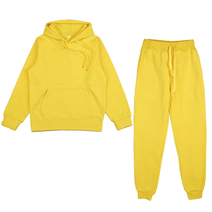 Men's Sets  Piece Clothing Set Autumn Tracksuit Patchwork Hoodie Sweatshirt Long Pant Jogger Outfit Set Men's  sportwear Suit