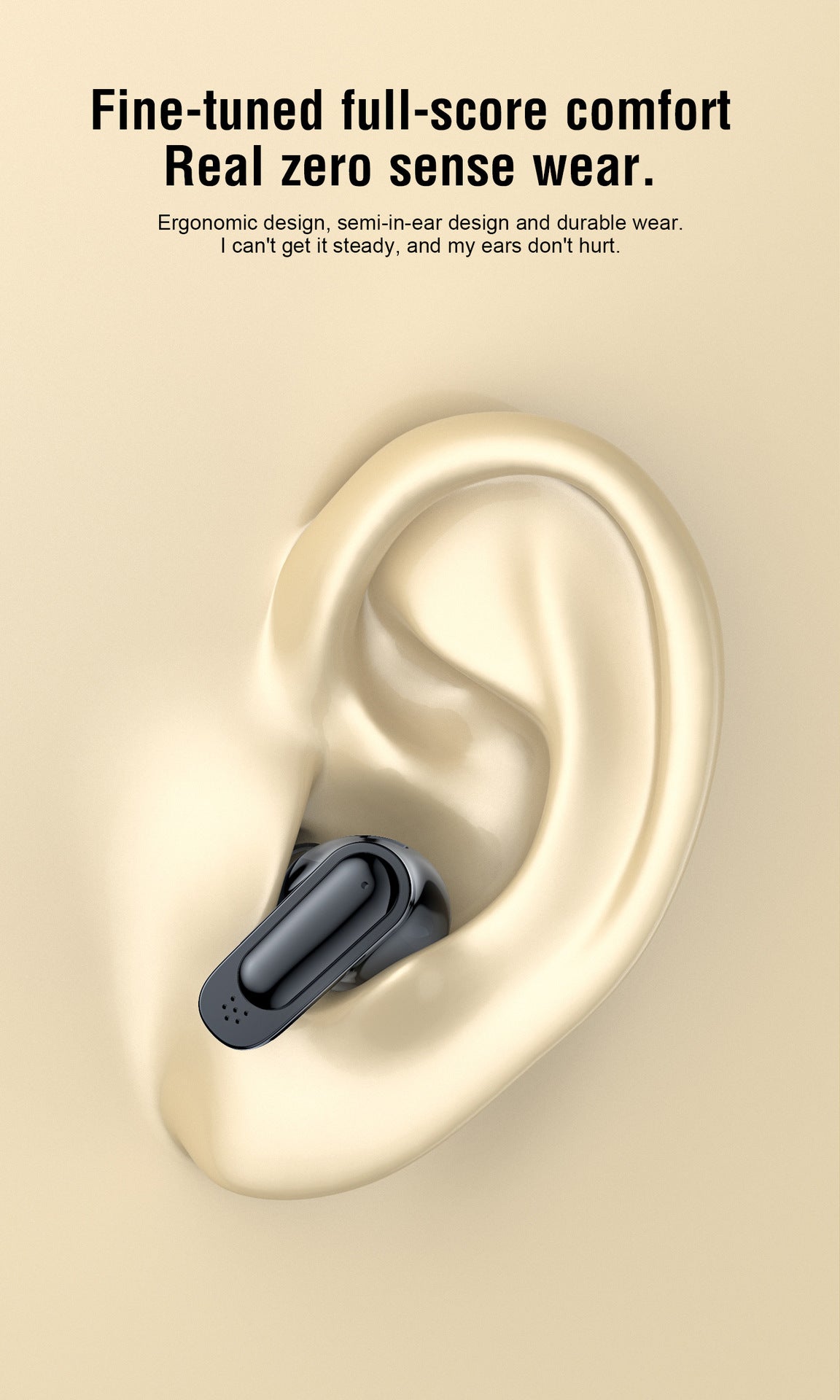 BOSECXT Ultra V11 Smart Touch Multi functional Large Screen TWS Wireless ANC Noise Cancelling Earbuds Enc Heavy Bass Earbuds