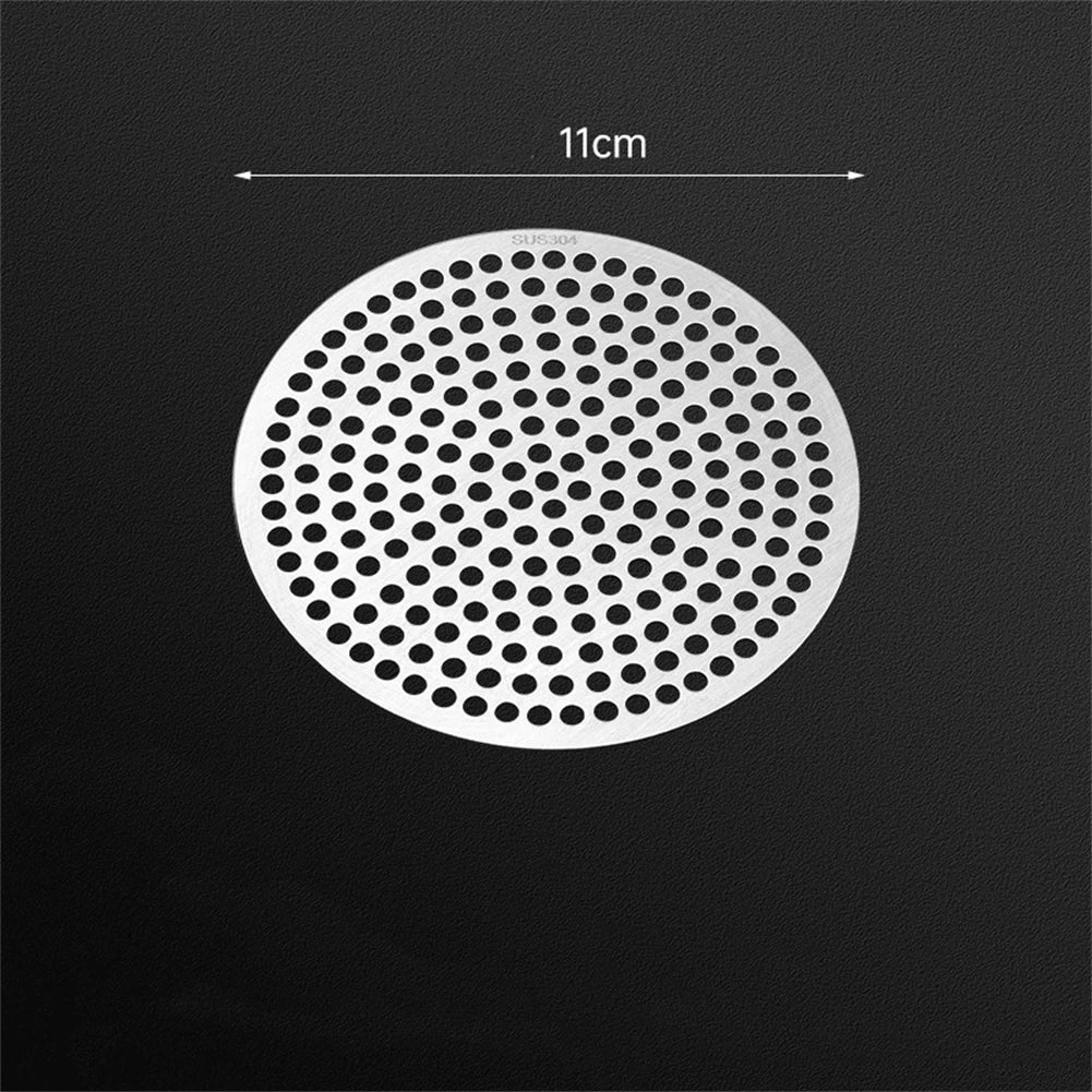 304 Stainless Steel Floor Drains Net Cover Sink Strainer With Small Drain Hole Filter Hair Catcher Stopper For Kitchen Bathroom