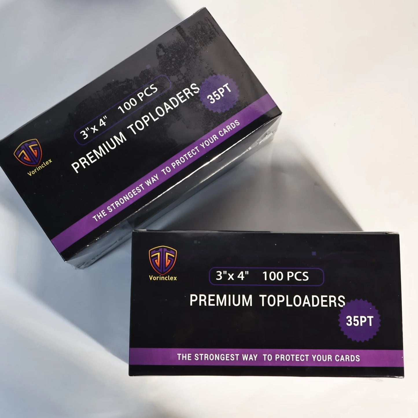 35PT Premium Toploader Card for Trading Sports Football and Game Cards 25pcs/100pcs Premium Clear Sleeves Card Holders