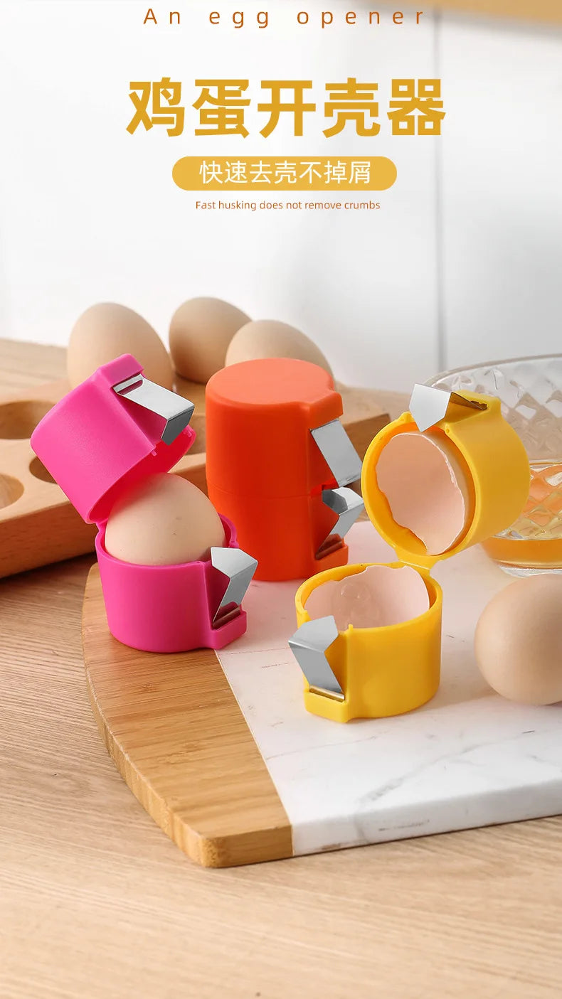 Eggshell Opener Beater Egg Shell Separator Household Kitchen Baking Tool Kitchen Gadgets Kitchen Accessories Egg Holder