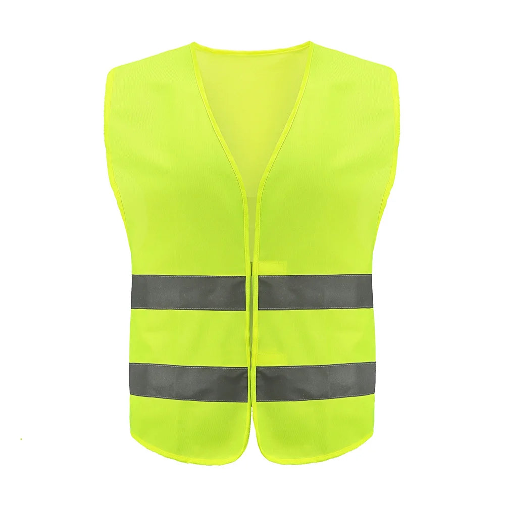 Car Reflective Strip Vest Reflective Strip Vest Car Emergency Reflective Vest Fluorescent Green Orange Safety Suit Strip Vest