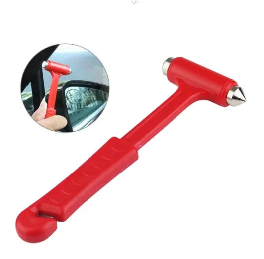 Solid Car Emergency Safety Hammer Escape Tool Car Window Breaker Seat Belt Cutter Multifunctional Escape Tools Car Accessories