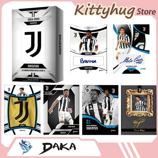 Daka  2024-25 Season Football Club Juventus Official Sports Trading Card One & Two Series Pop Culture Toys Boy'S Gift