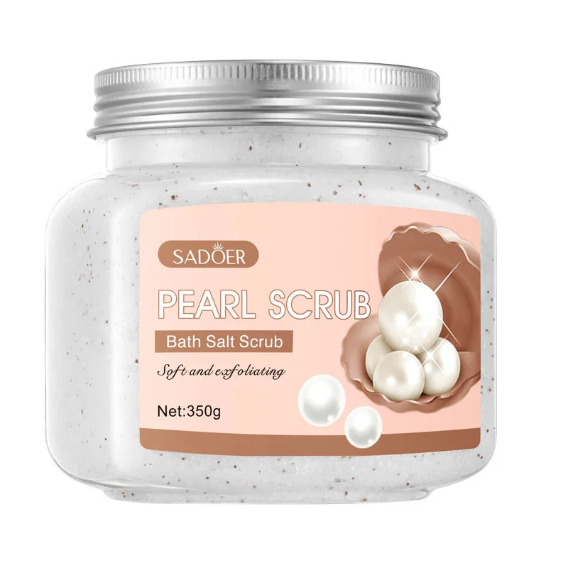 350g Body Bath Scrub, with Gentle and Fine Exfoliating Particles That Can Clean Dirt and Oil from the Skin, Improve Rough Skin Texture, Make the Skin Bright, and Give It a Silky, Smooth, and Radiant Feel - Home Care