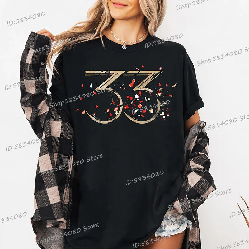 Gamer Fashion Summer Tops Clair Obscur Expedition 33 Merch T-Shirt for Men Women Perfect Gift for Game Fans New Men's T-shirts