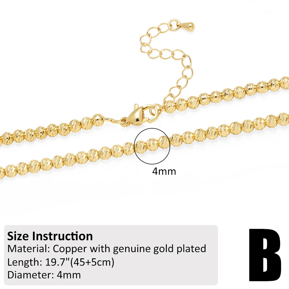 OCESRIO Multi-size Copper Lobster Claw Clasps Necklace Chain Beads Snake Chain Jewelry Making Findings Wholesale Bulk cana237