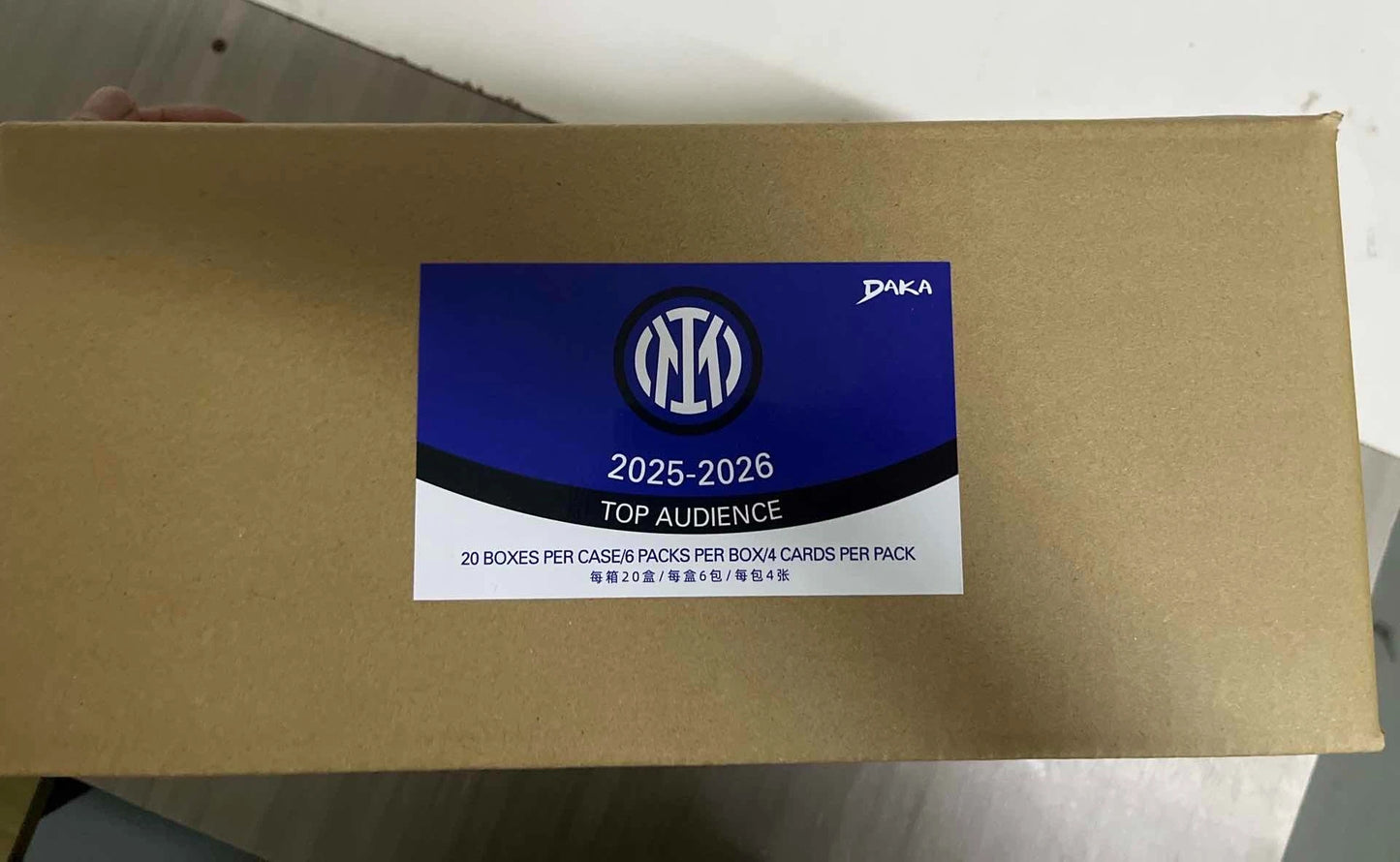 Genuine Daka 2025-26 Top Audience Series Internazionale Milano Real Madrid Barcelona Collection Card Football Club Official Box