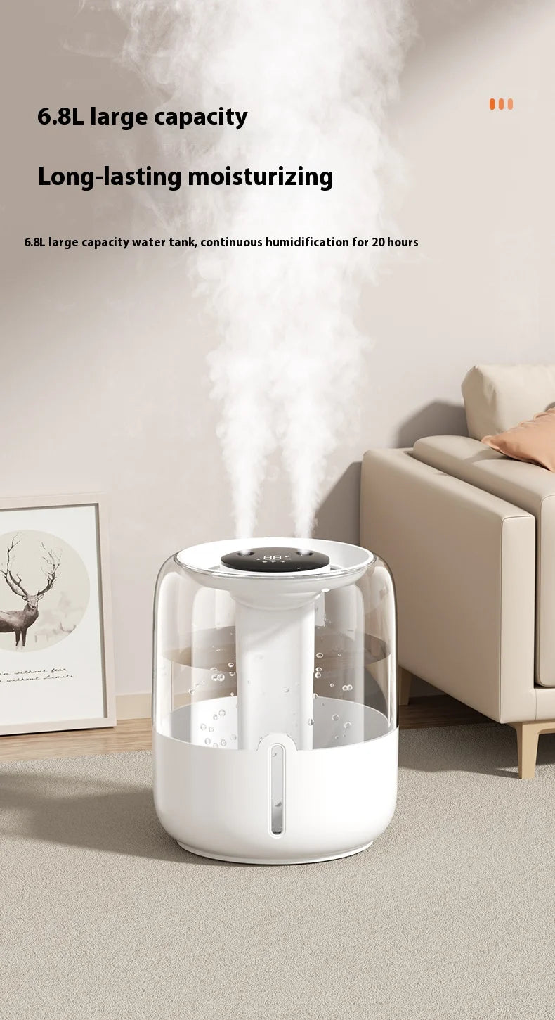 High Quality Factory Wholesale Smart Home Products 3.8L Double Water Mist Spray Smart Air Humidifier With Wholesale Price