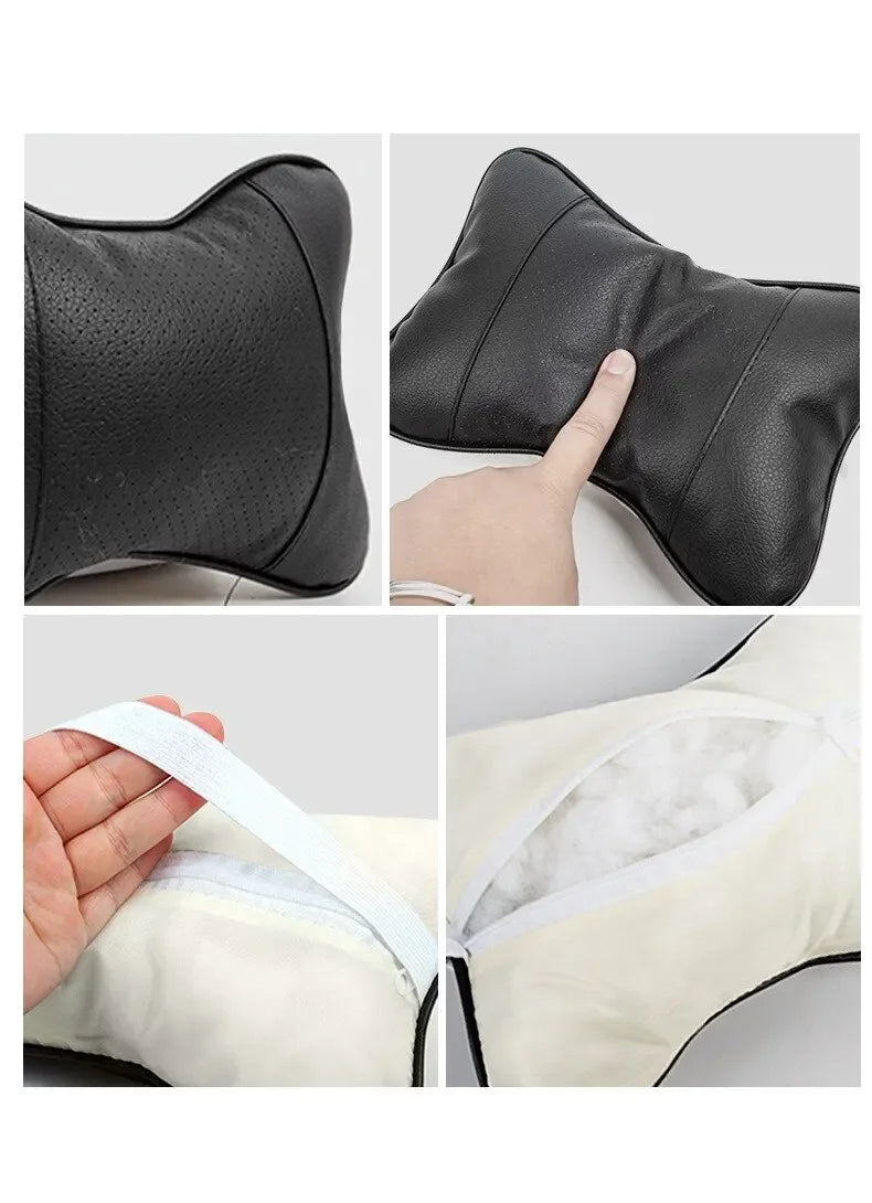 Car Seat Headrest with Breathable Mesh, Auto Safety, Head and Neck Rest, Relax Pillow, Cushion, Auto Protector