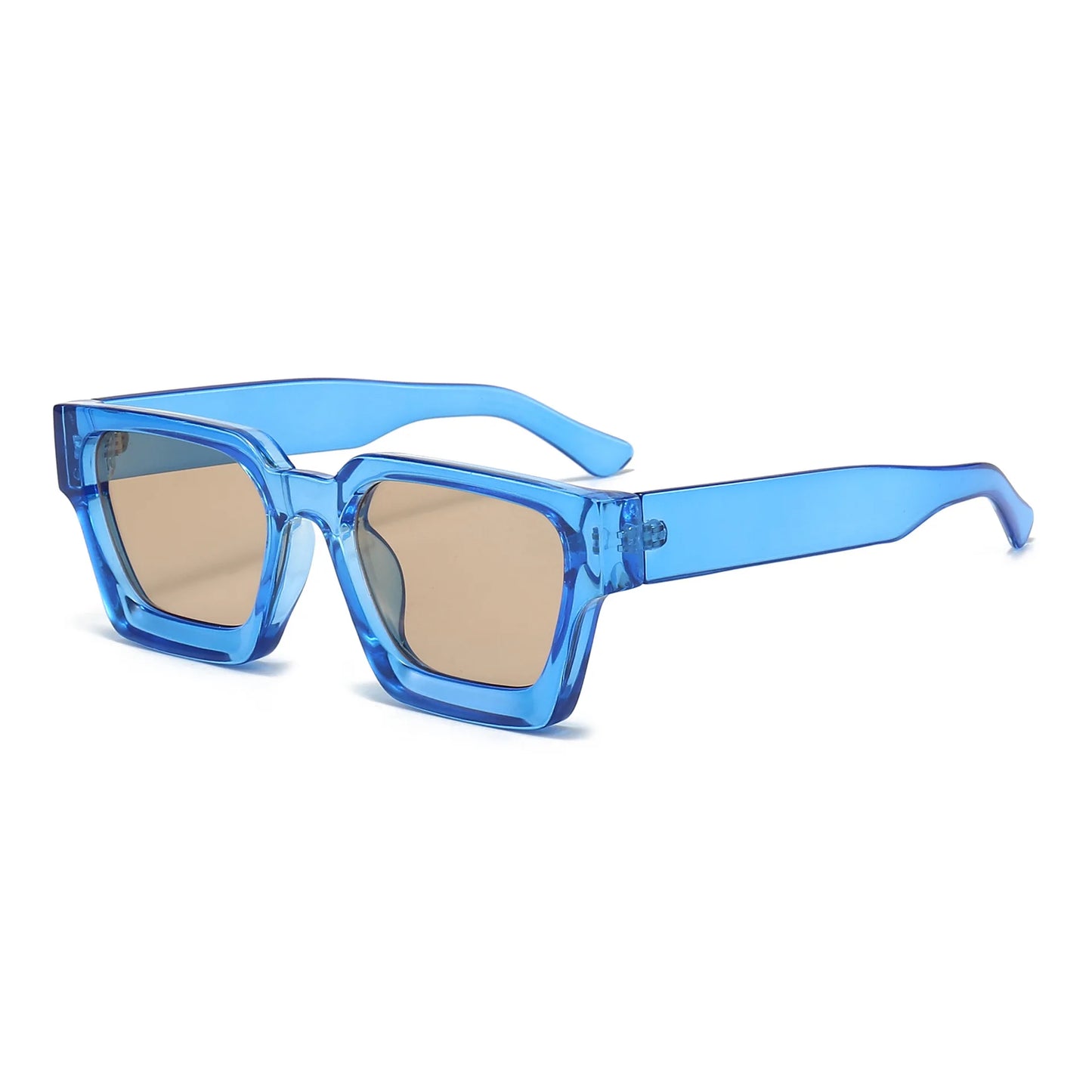 KLASSNUM Men Square Frame Sunglasses 2026 Luxury Brand Designer Sun Glasses Retro Trendy Shades UV400 Unisex Women Glasses New