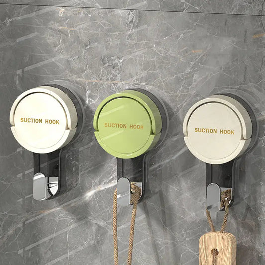 Suction Cup Hook Reusable Stronge Vacuum Bathroom Suction Cup Hooks Waterproof Towel Rack Clothes Hanger Hook Accessory