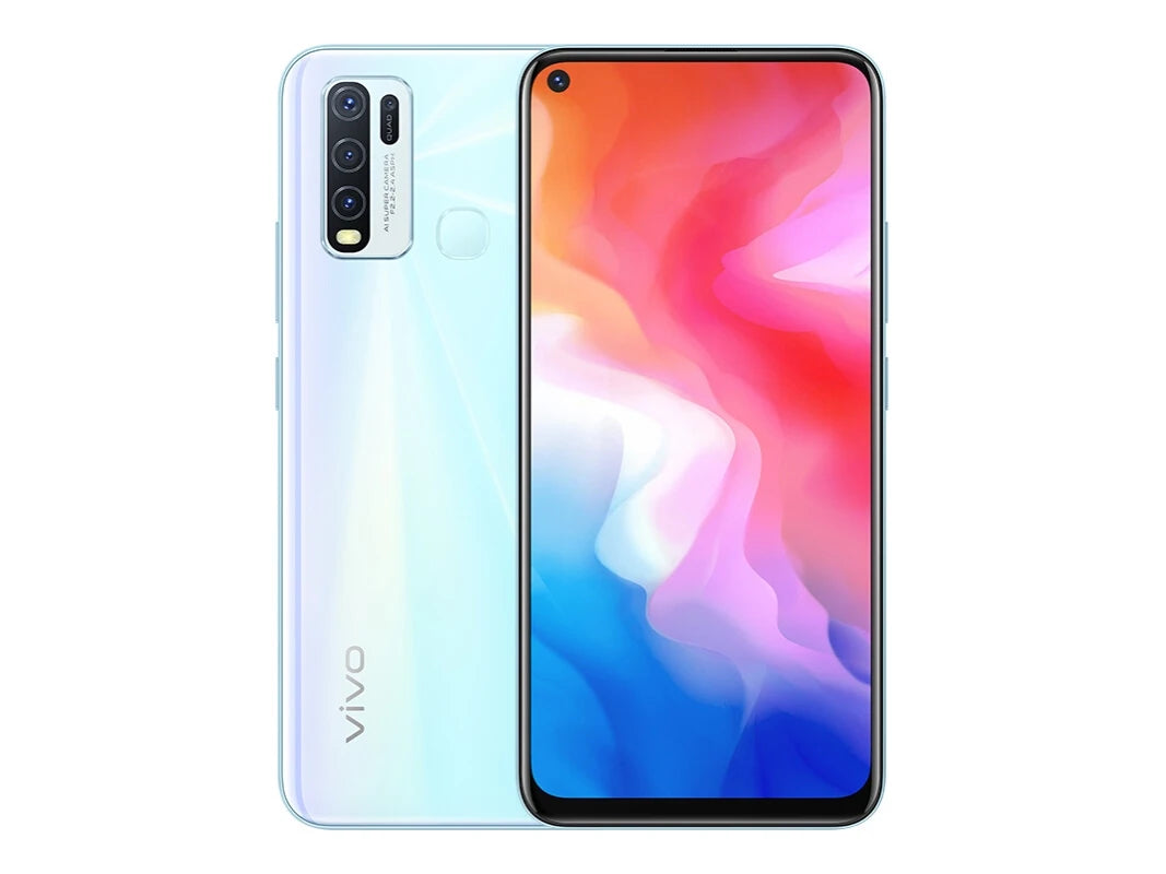 VIVO Y50 4G Smartphone Global Firmware Snapdragon 665 Octa Core 6.53" 5000mAh 8GB 128GB 16.0MP Cameras Y 5 Used Phone