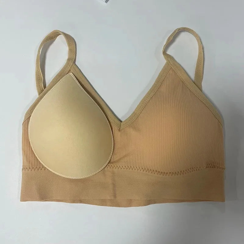 1pair Thick Sponge Bra Pads for Women Swimsuit Breast Push Up Breast Enhancer Removeable Bra Pads Inserts Cups Bra Accessories