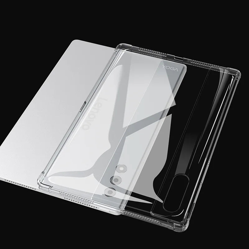 For Lenovo YOGA Pad Pro 12.7 inch 2025 Tablet Case Thickened Soft Airbag Transparent Funda Yoga Tab Plus TB-520FU 12.7"TPU shell