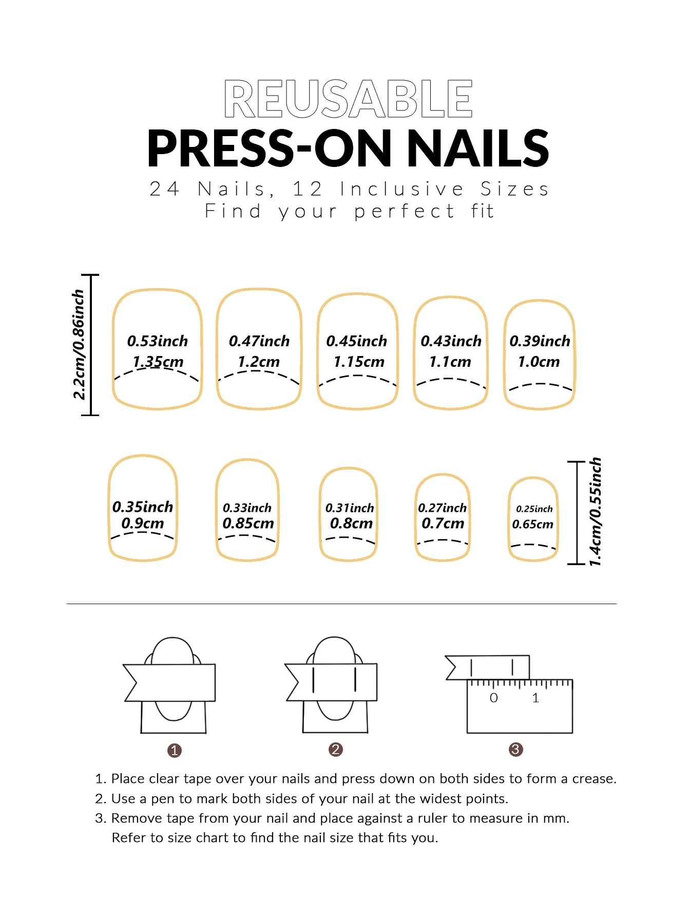 ARTAUG 24pcs Glossy Pink Press On Nails Medium Square Fake Nail Elegantstyle False Nail Full Cover Fake Nail For Stylish Women
