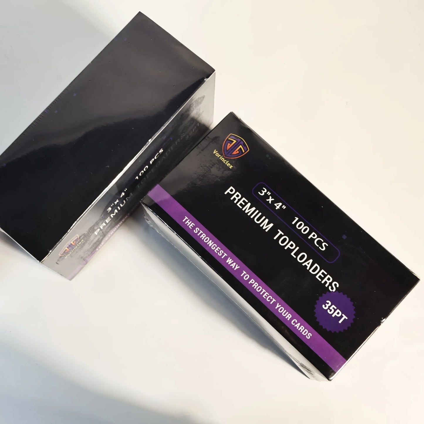 35PT Premium Toploader Card for Trading Sports Football and Game Cards 25pcs/100pcs Premium Clear Sleeves Card Holders