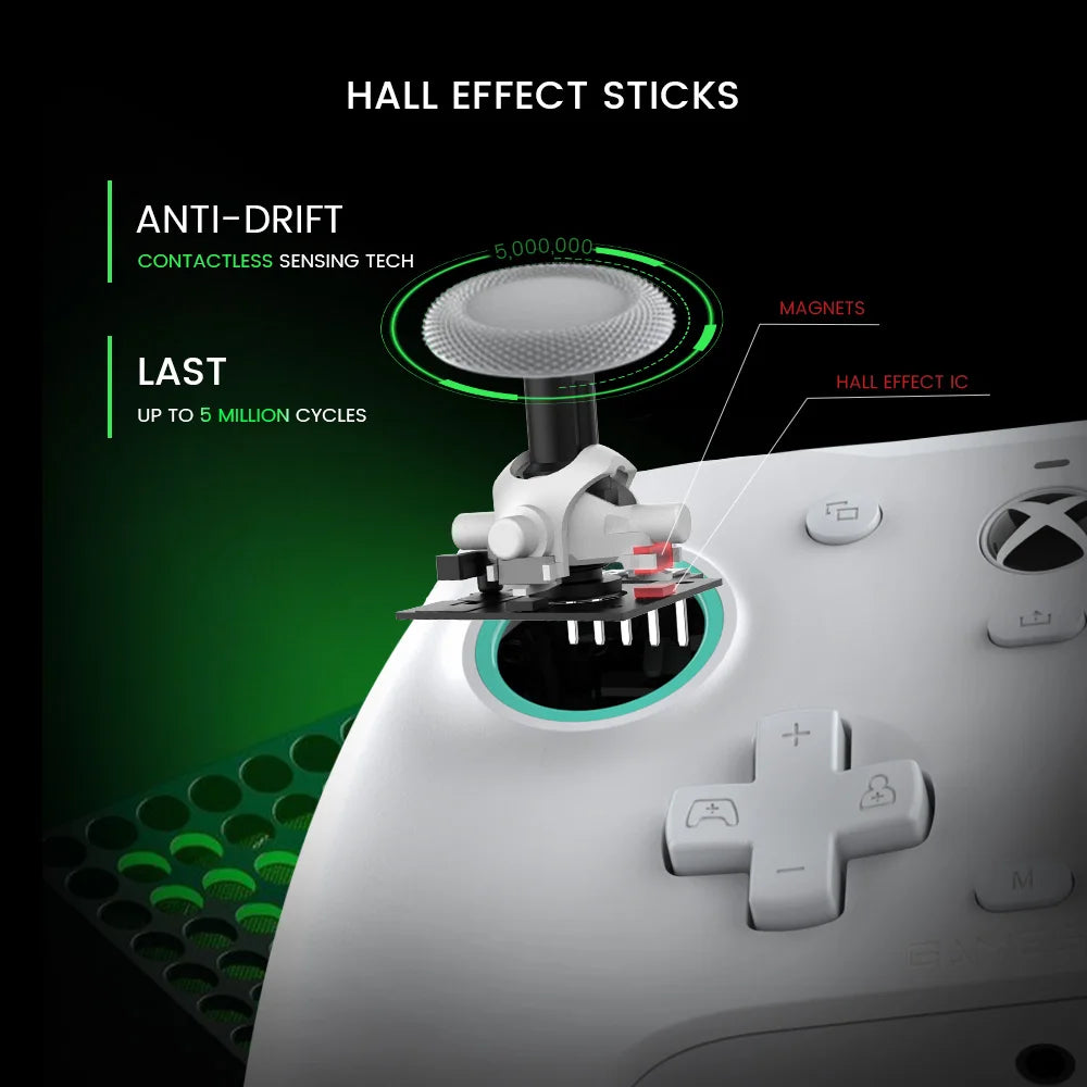 GameSir G7 SE Xbox Gaming Controller Gamepad for Xbox Series X, Xbox Series S, Xbox One, Hall Joystick PC, Replaceable panels