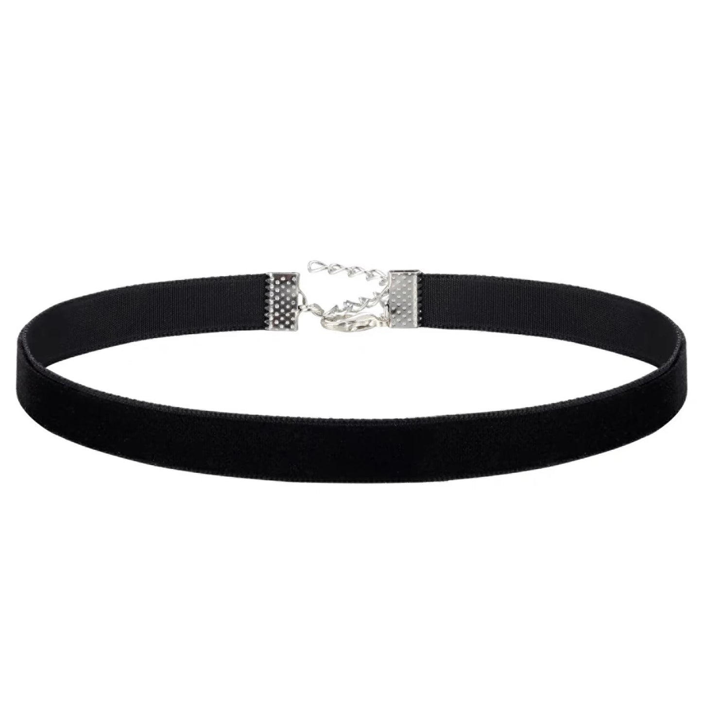 Fashion Sexy Punk Gothic Black Velvet Choker Necklaces Simple Vintage Clavicle Neck Chain Women Girls Party Jewelry Accessories