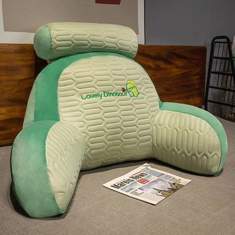 Bed Headboard Dorm Room Supportive Pillow Latex Large Backrest Cushion Comfortable for Reading Phone Gaming Household Daily Use