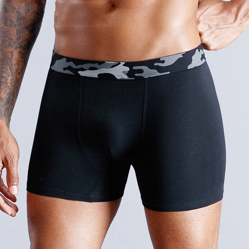 Cotton Print Boxers For Man Underwear Mens Boxer Shorts And Underpants Sexy Men's Panties Plus Size Calecon Homme Brands