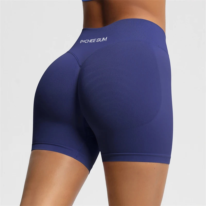 BUM Shaping Yoga Shorts Woman Stretch Breathable Peach Hip Fitness Running Shorts Hip High Stretch Impact Wicks Gym Shorts