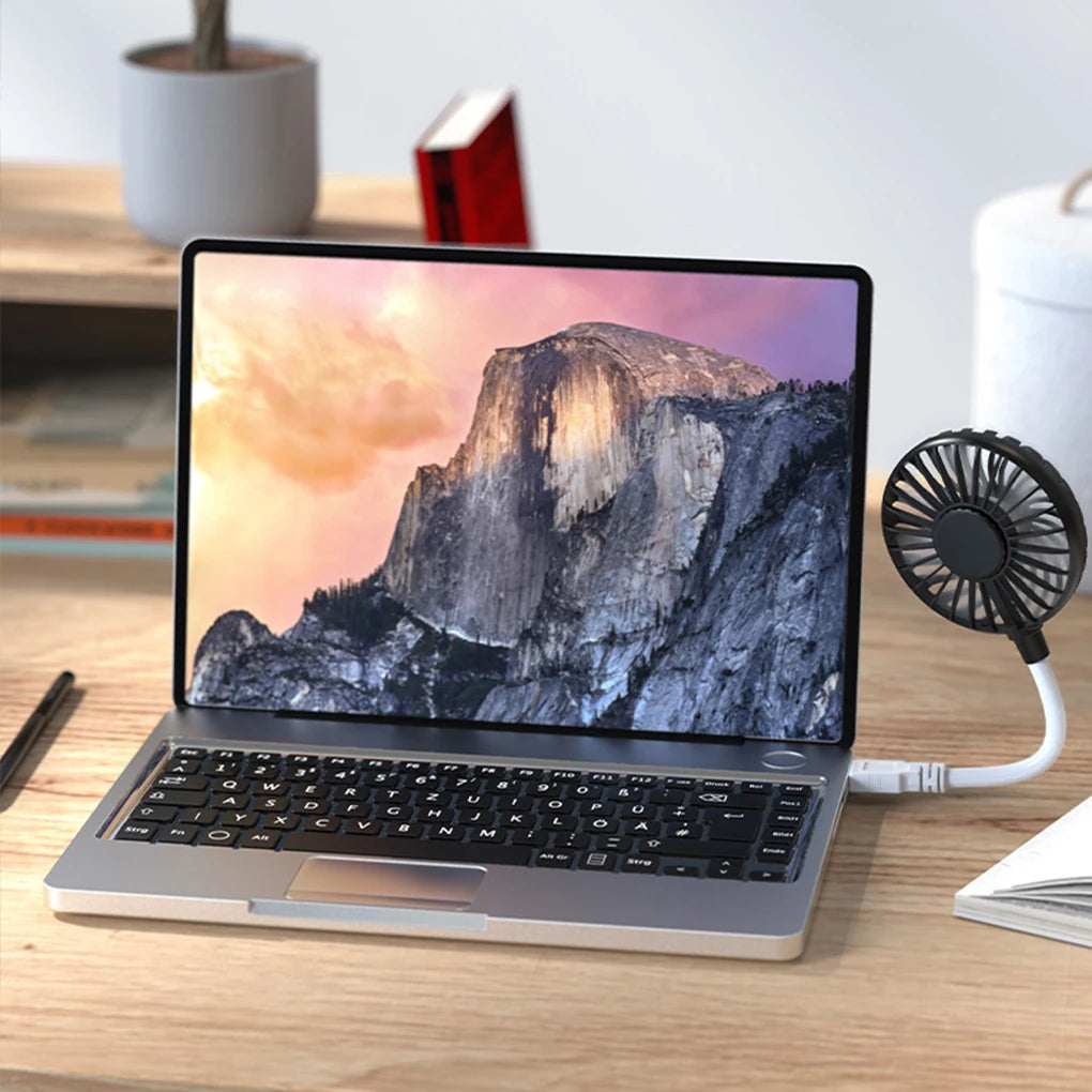 USB Fan Mini Air Cooler Fan Summer Camping Office Table Fan Ventilador Portable Cooling Fan For Power Bank Notebook Computer