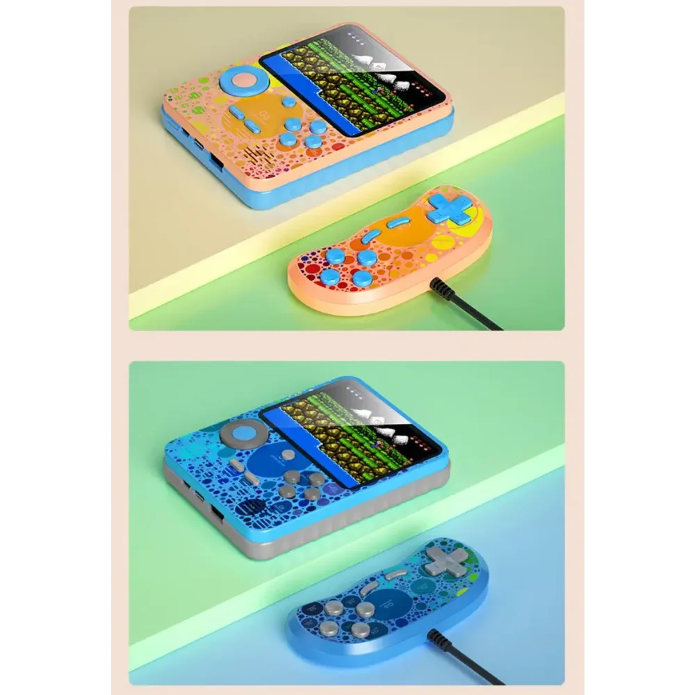G6 Game Console 3.5 Inch Screen Handheld Portable Support 2 Players Video Gaming Machine for Kids