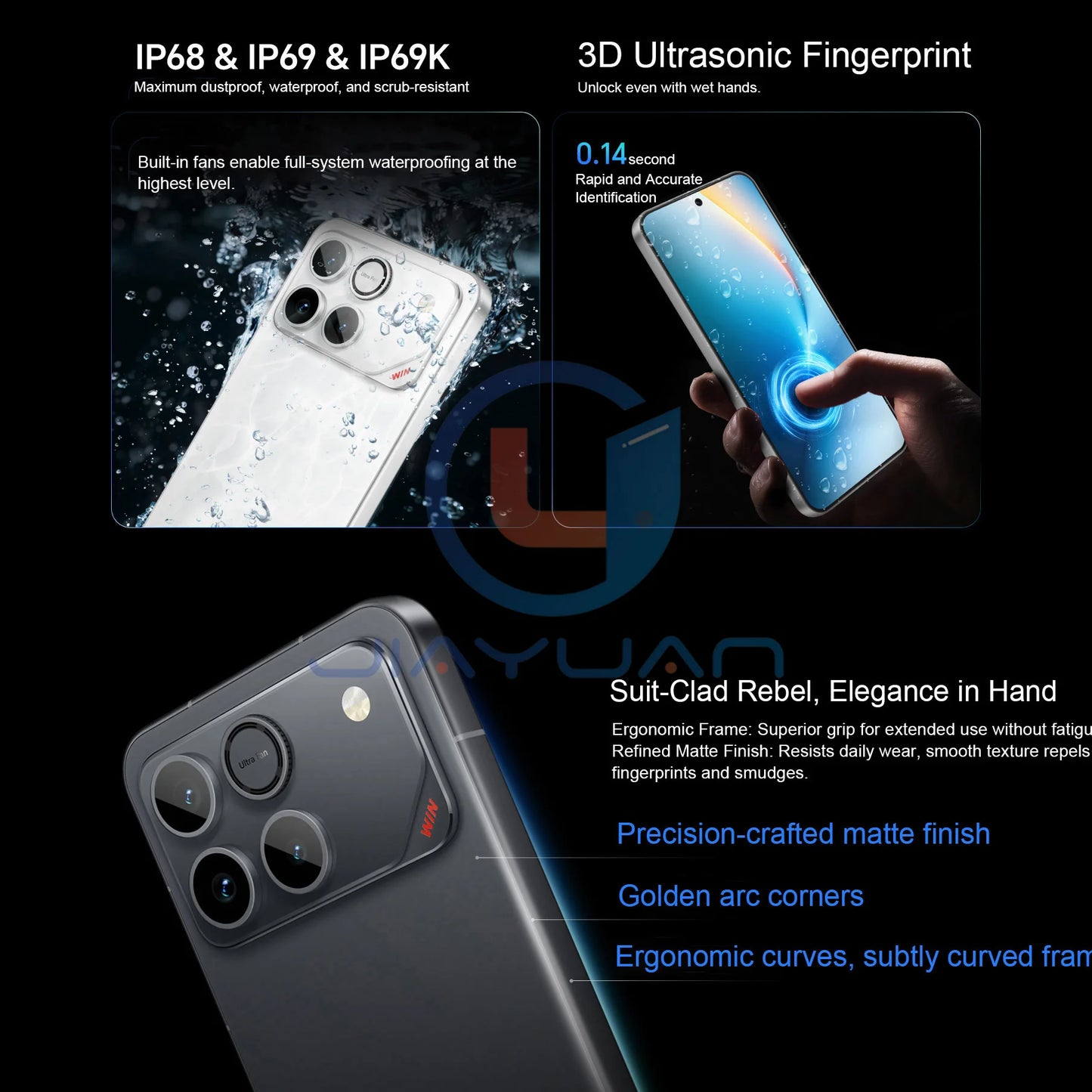 New Arrival Original HONOR WIN 5G Mobile Phoone 6.83" AMOLED 185Hz Display Snapdragon 8 Elite Gen 5 Battery 10000mAh Smartphone