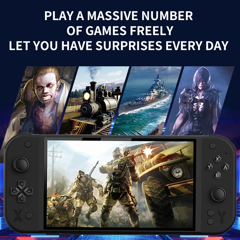 G90 Large Screen Handheld Game Console Portable Arcade High Definition Nostalgic Retro TV Home Handheld