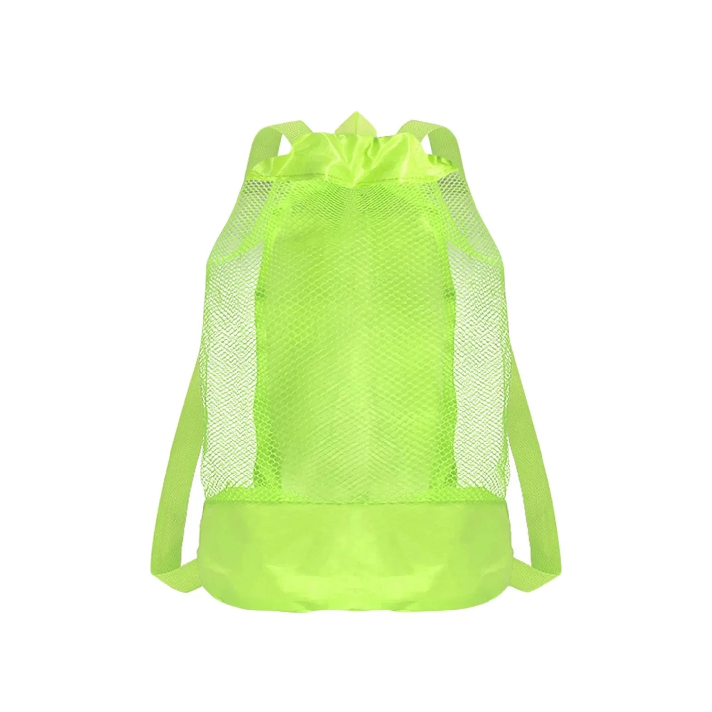 Extra-Large Sand-Resistant Drawstring Beach Backpack - Kids Pool Toys Storage Bag for Shell Collecting, Travel & Fitness