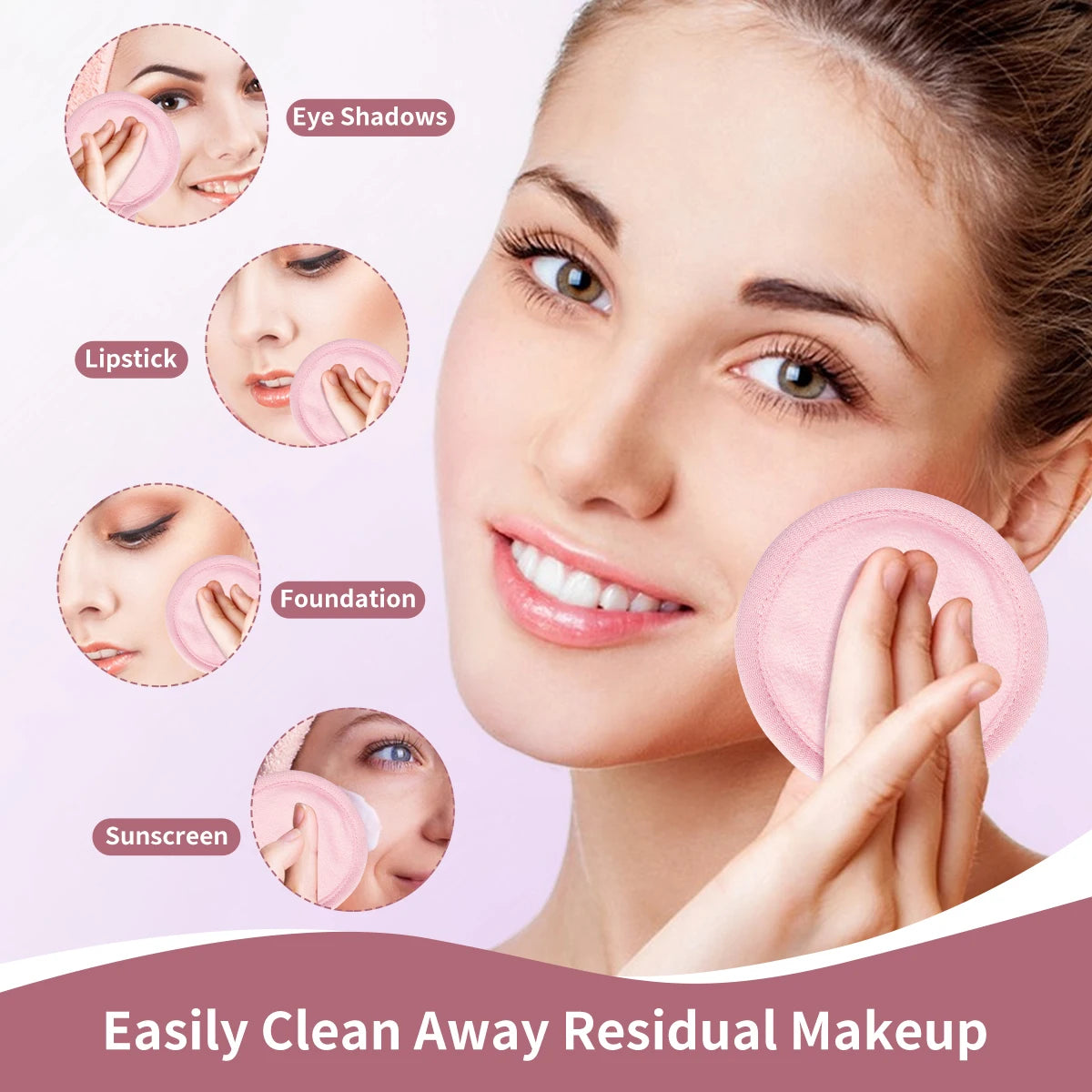 MAANGE 54PCS Professional Makeup Tools Kit with Bag 30PCS Makeup Brush Set Makeup Sponge Removal Puff Makeup Storage Bag Travel