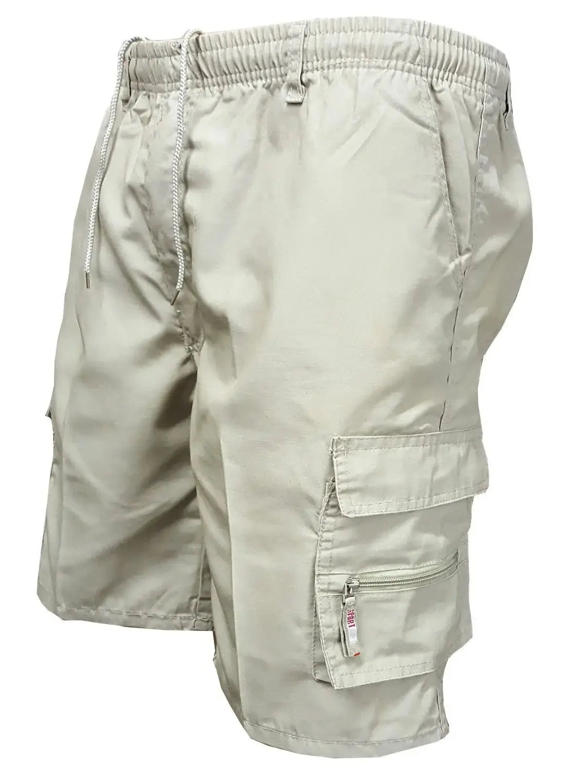 2025 Men's Tactical Shorts Summer Casual Jogging Cargo Shorts Loose Multi-pockets Elastic Waist Work Hiking Overalls Short Pants