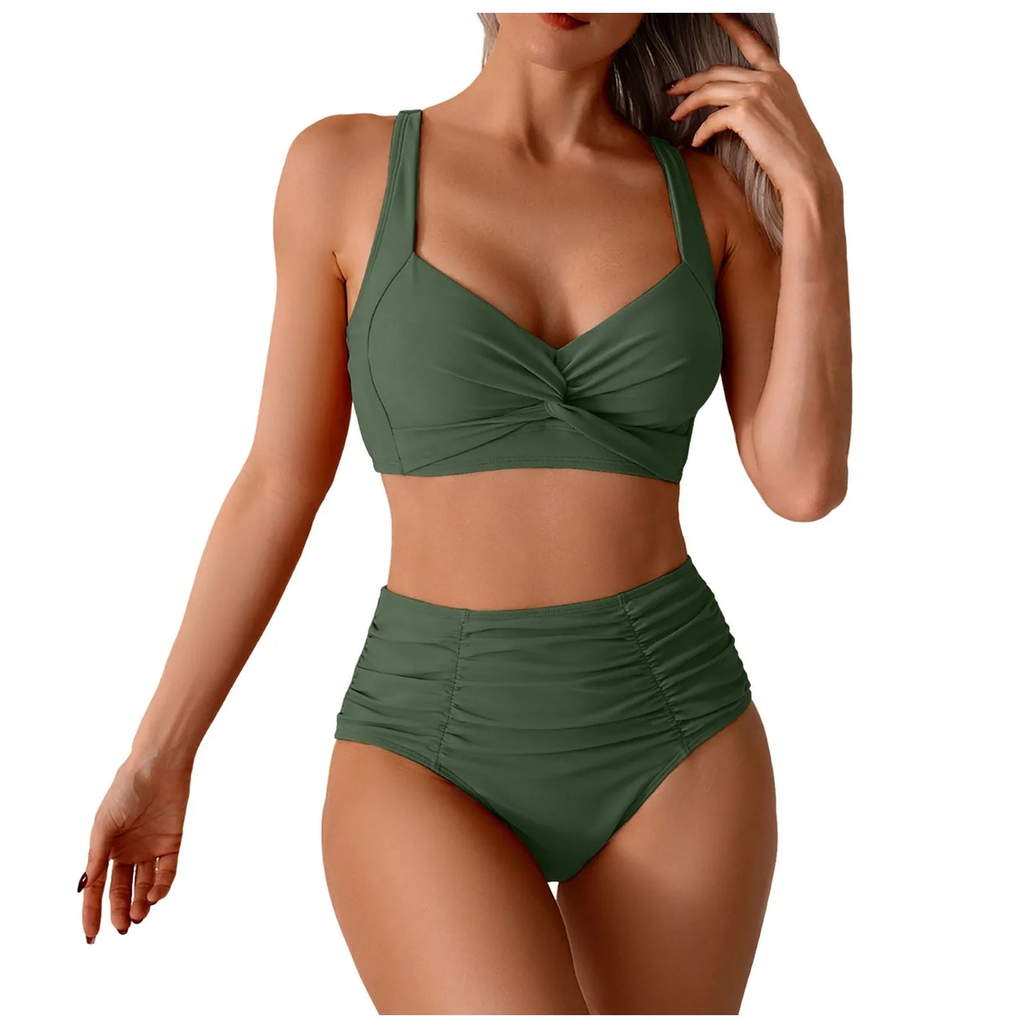 Summer Swimsuit Women Sexy Bikini Set Women Two Piece Swimsuit Sexy Two Piece High Waist Bikini Women Clothing купальник