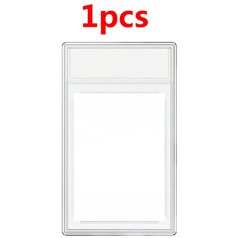 Game Card Holder Trading Graded Cards Protectors Hard Plastic Label Position Fit Display Slab Baseball Sports Yugioh Standard