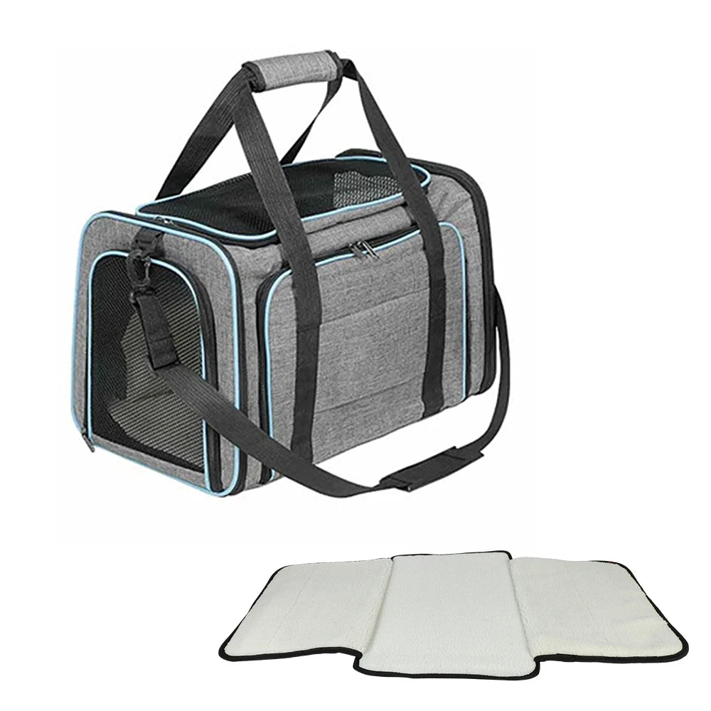 Portable Pet Carrier Bag Pet Supplies Cat Travel Bag Dogs Cats Ventilate Transport Bag Breathable