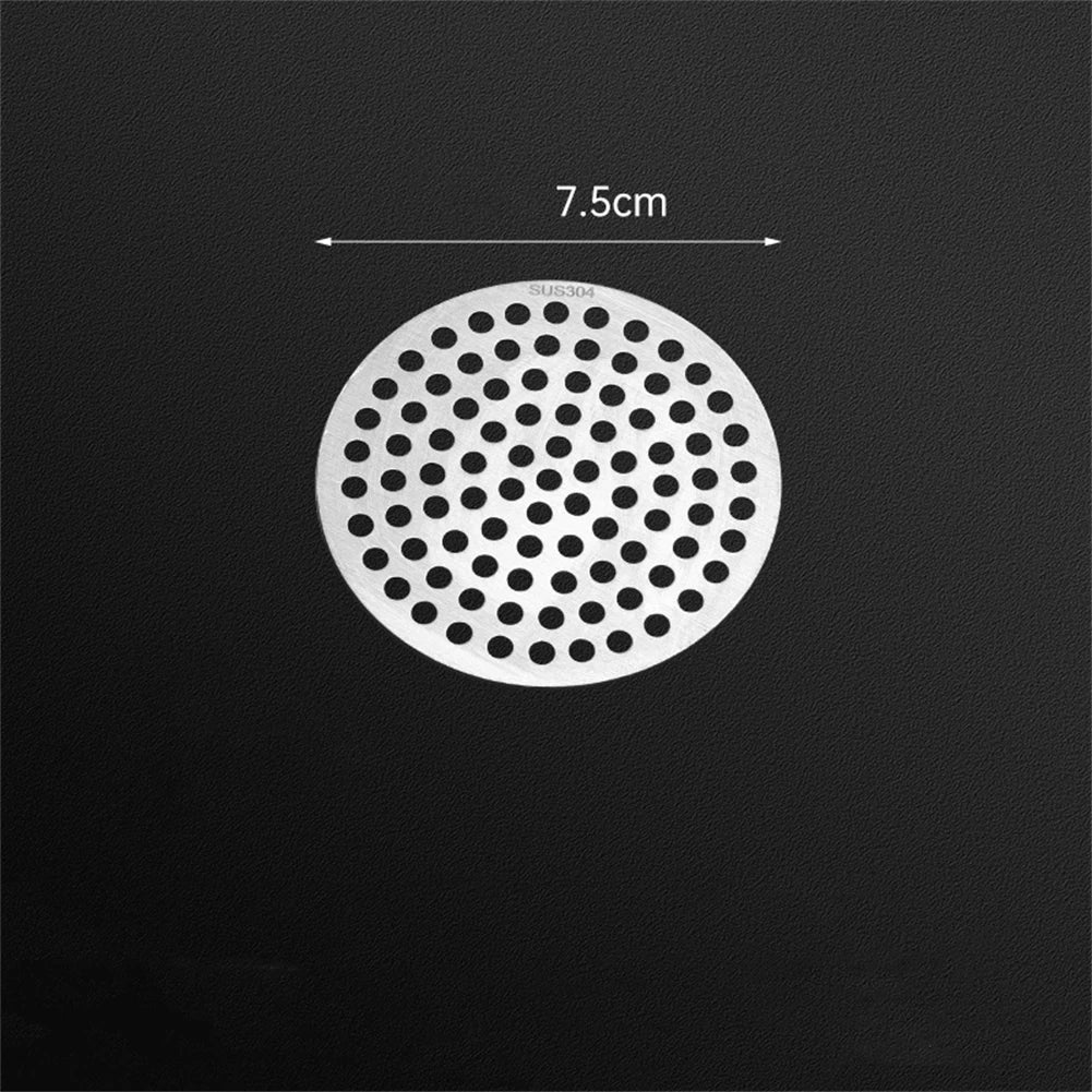 304 Stainless Steel Floor Drains Net Cover Sink Strainer With Small Drain Hole Filter Hair Catcher Stopper For Kitchen Bathroom