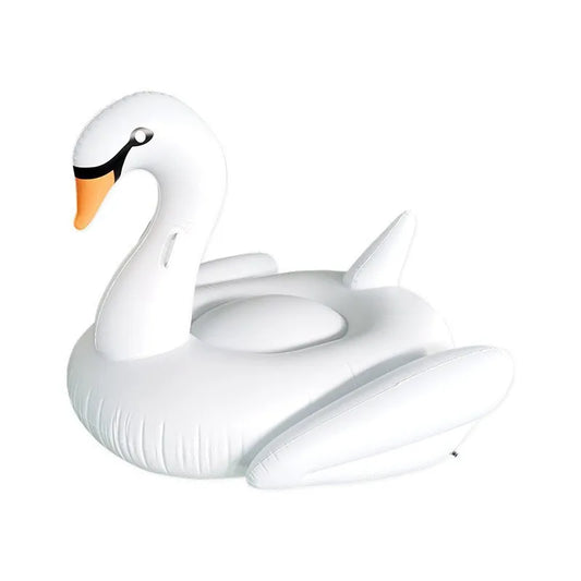 Summer Water Toys Swimming Pool Toy Water Party Floating Bed Giant PVC Inflatable Swan Floating Row Floating Raft Air Mattres