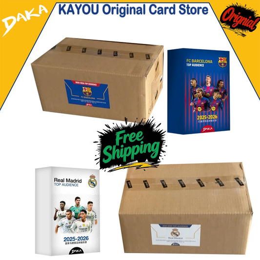 Genuine Daka 2025-26 Top Audience Series Internazionale Milano Real Madrid Barcelona Collection Card Football Club Official Box